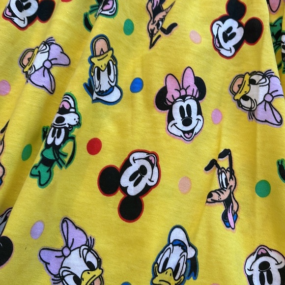NEW Disney 100 Characters Cotton Dress with Polka Dots Size 7/8 - 128cm - Picture 2 of 2